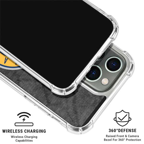 NBA Indiana Pacers Dark Rust iPhone 16 Pro Clear Case